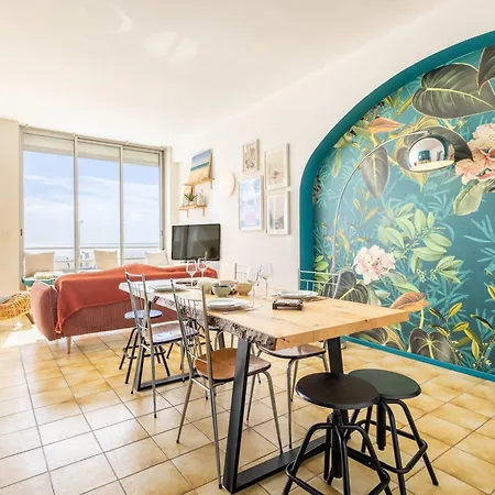 Apartment Exceptional Sea View - Town Center - Walk Everywhere Valras-Plage